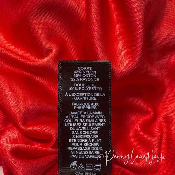 Express Red Piped Lace Midi Sheath Dress - Picture 10 of 16
